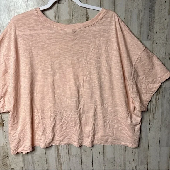 Old Navy Size 3X Light Pink FORCE OF NATURE Graphic Short Sleeve Womens Top - Picture 14 of 14